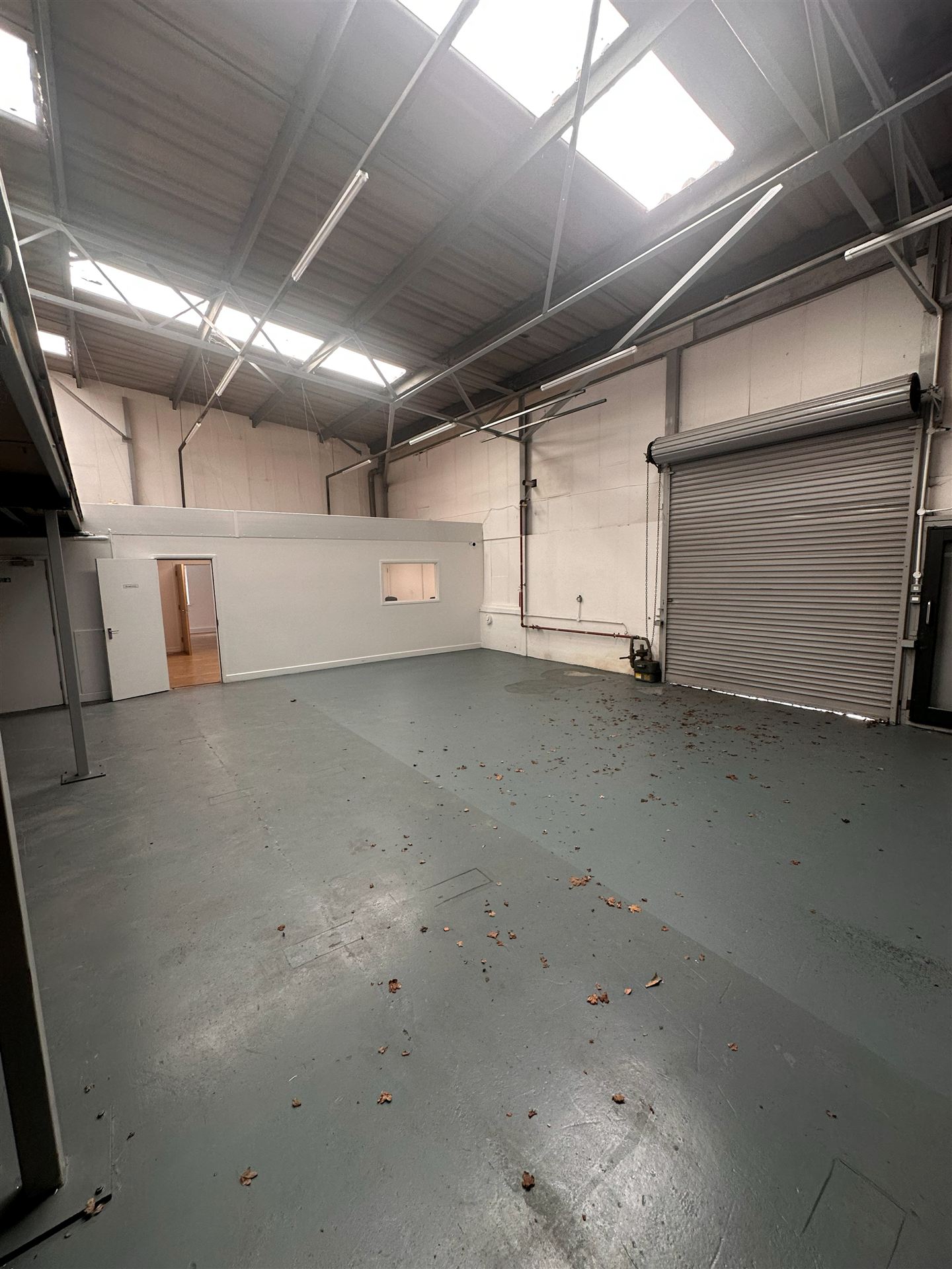Empty industrial unit before Reform and Revive fit-out